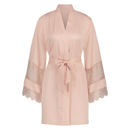 Kimono satin lace, Lyser&oslash;d