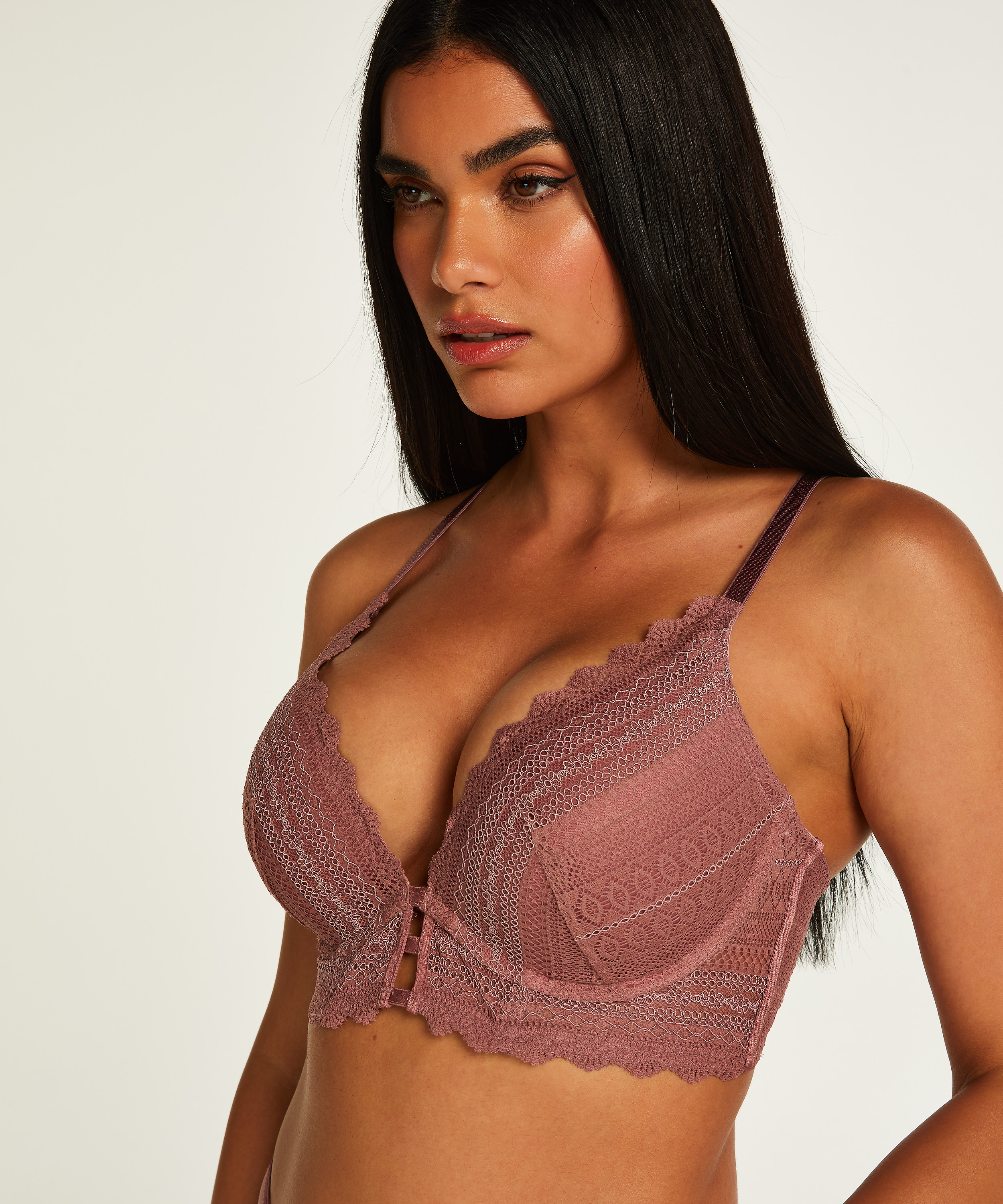 Formst&oslash;bt push-up longline b&oslash;jle-bh Chynna, Lilla, main