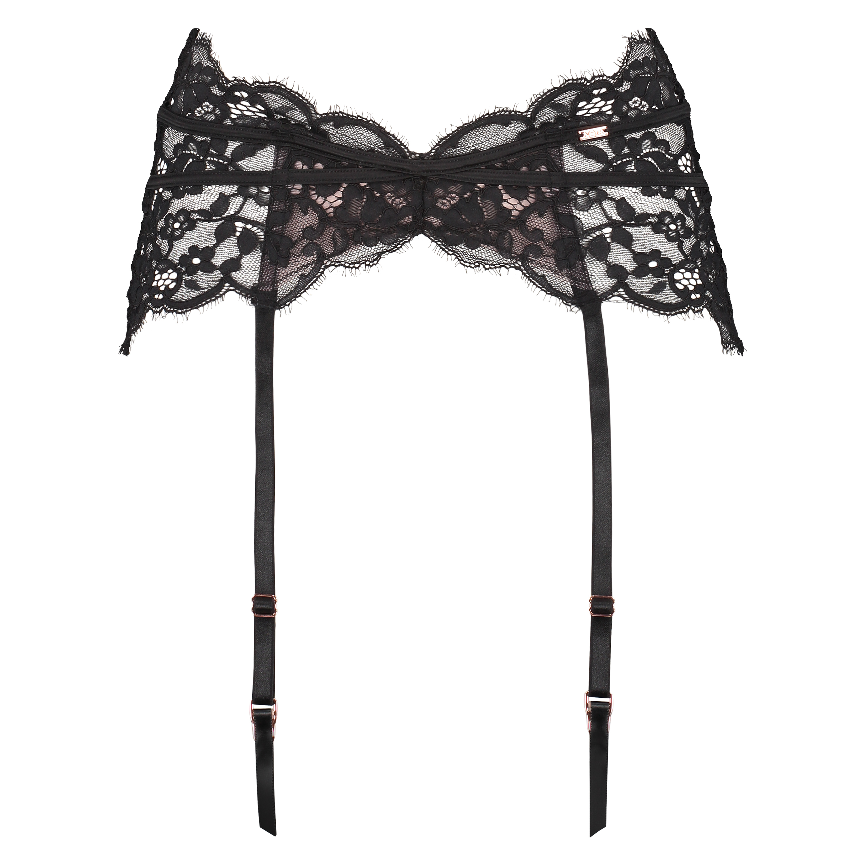 Strømpebånd Poppy, Sort, main