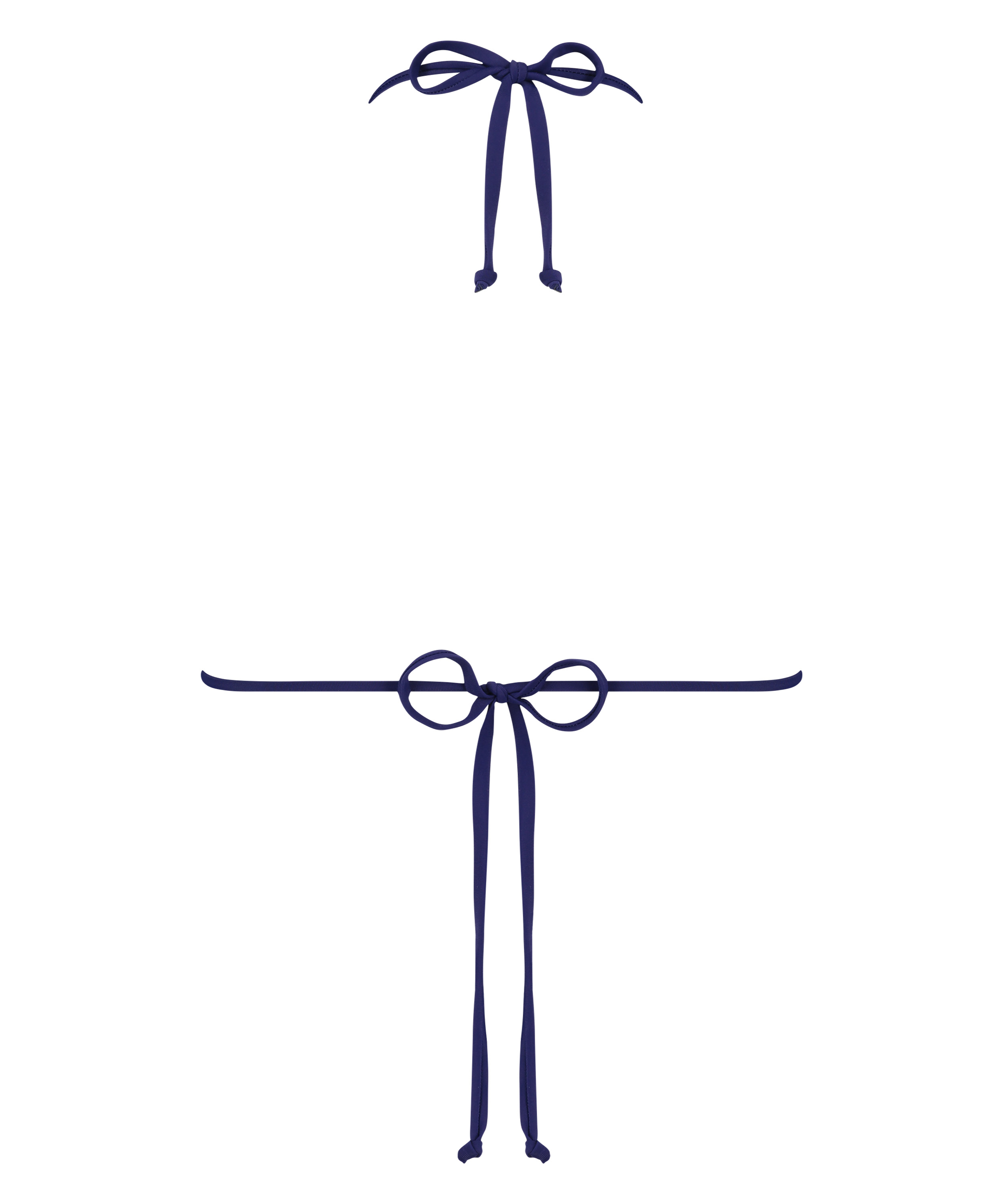 Trekants bikinitop Doha, Blå, main