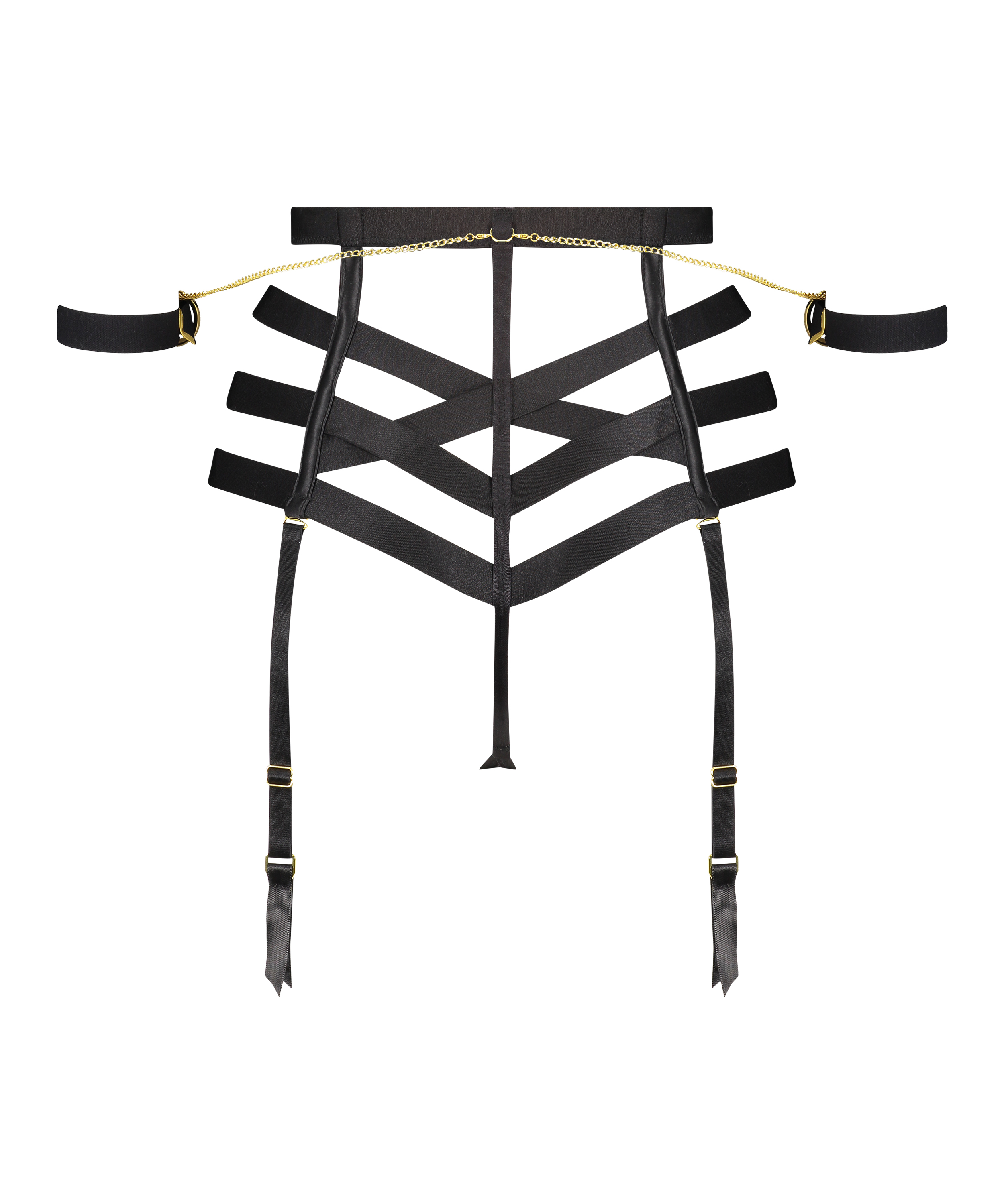 Høj g-streng Ivy, sort, main