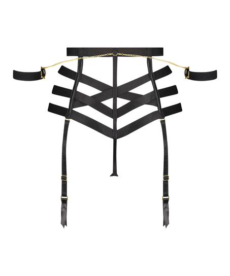 Høj g-streng Ivy, sort