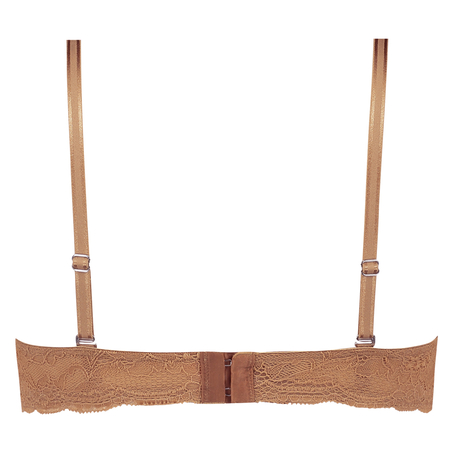 Angie formstøbt stropløs bøjle-bh, Beige