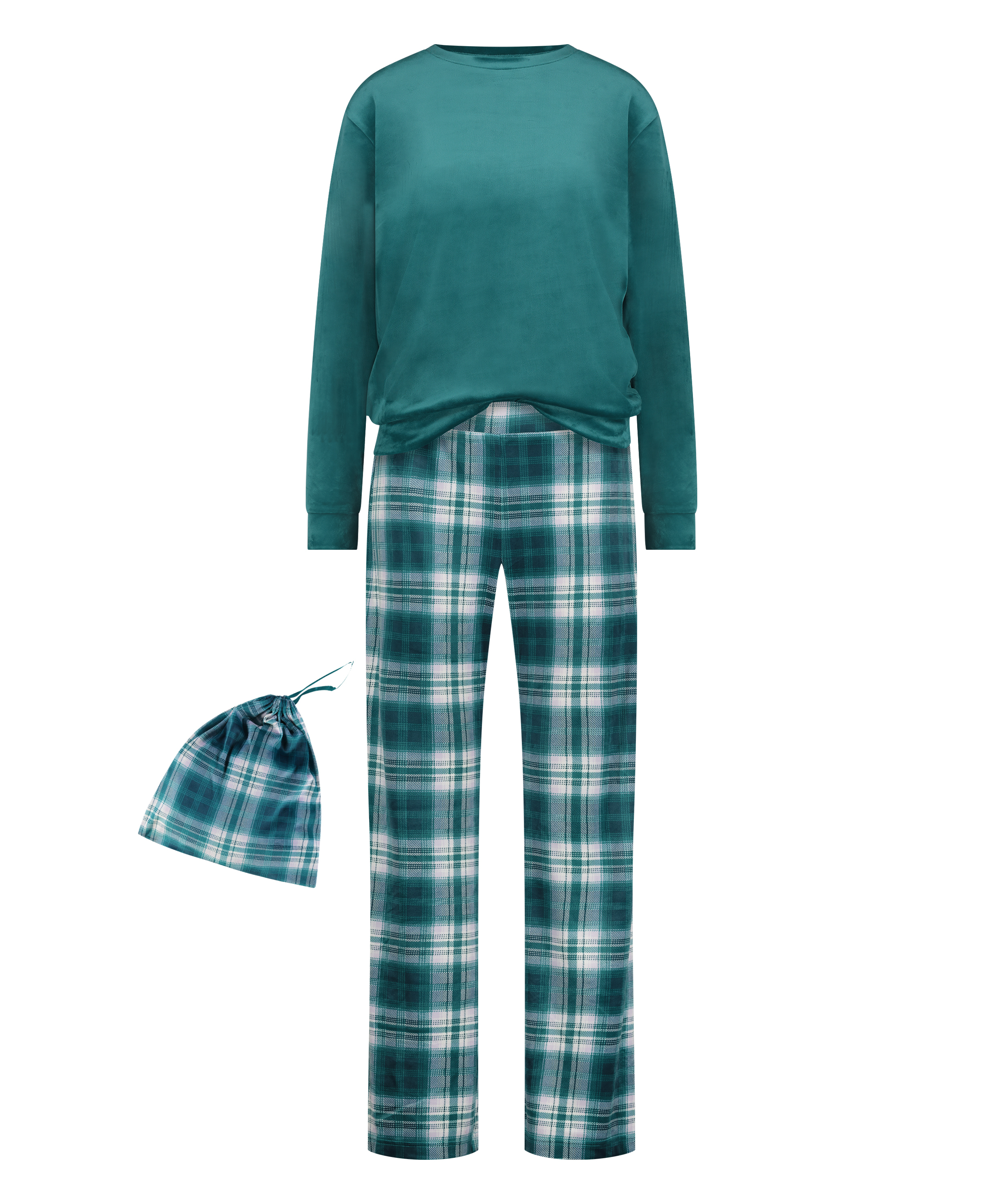 Pyjamasæt med taske, lilla, main