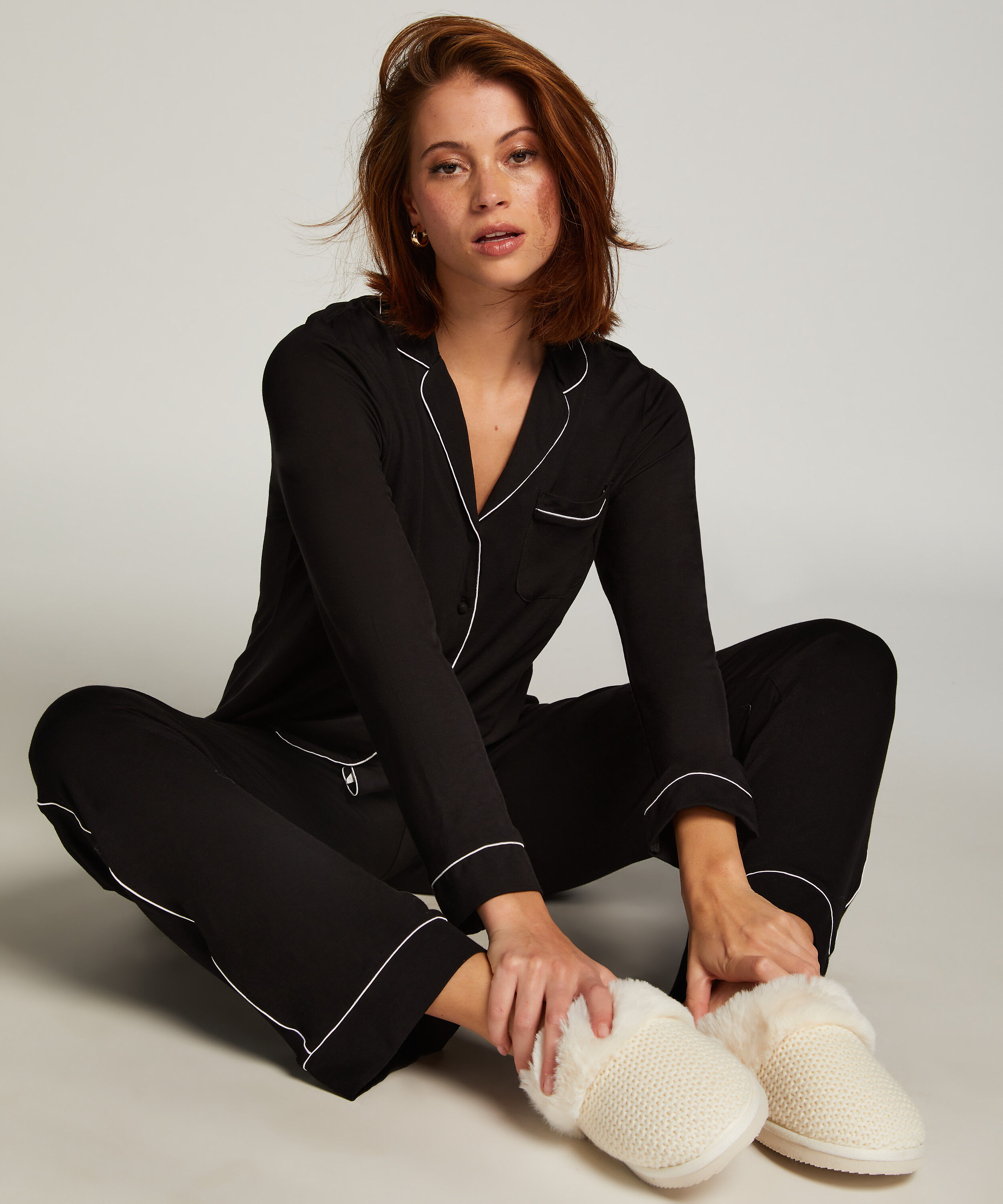 Jerseybukser Essential, Sort