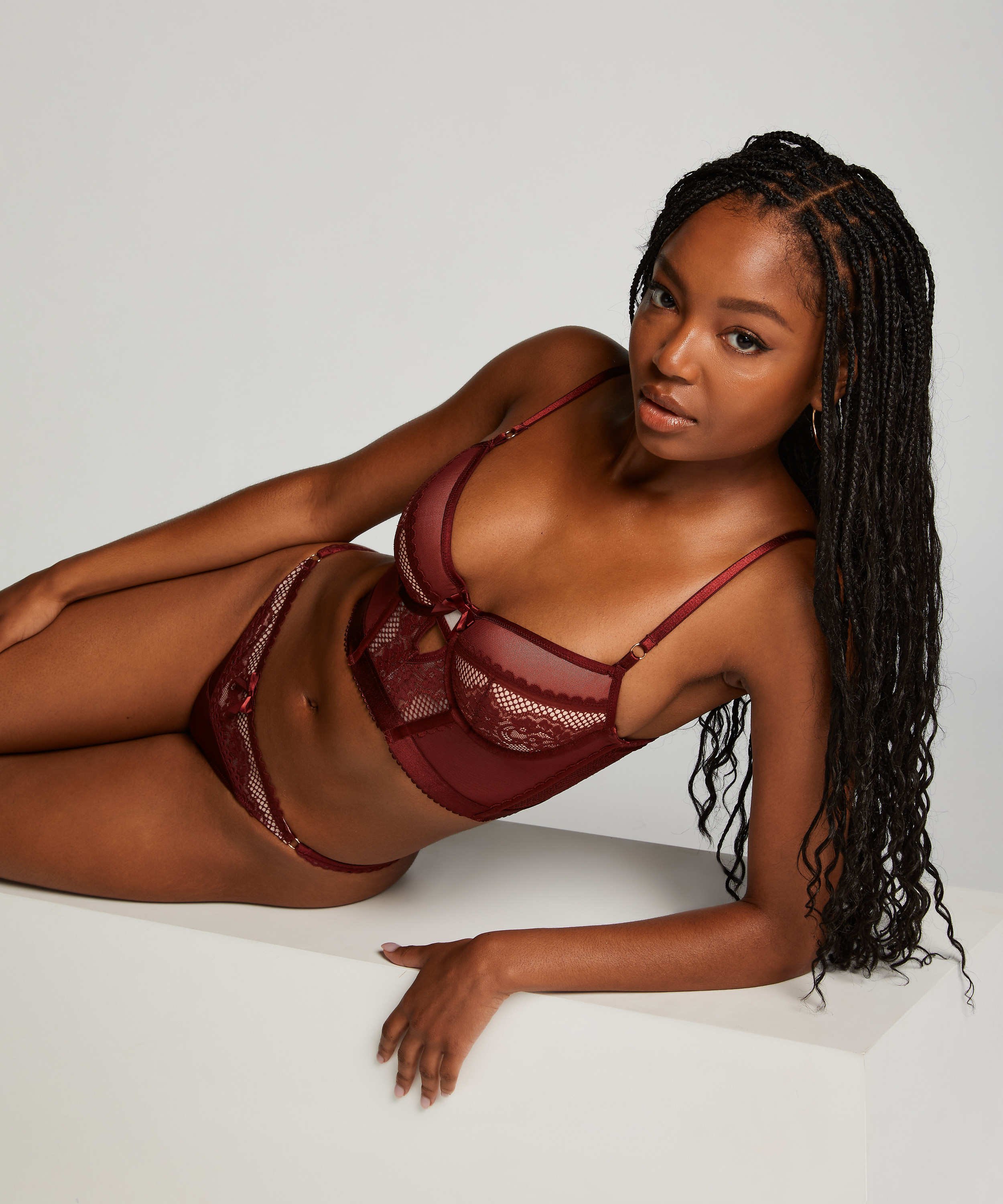 Formst&oslash;bt longline-b&oslash;jle-bh Malika, R&oslash;d, main