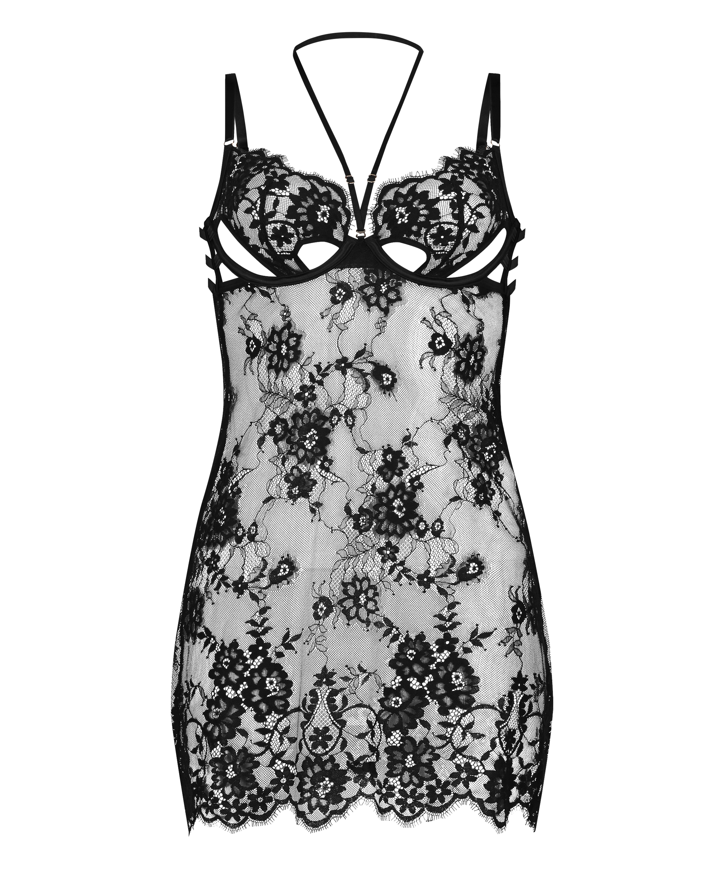 Slipkjole Mya, Sort, main