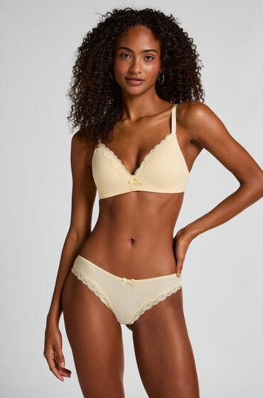 Hunkemöller Brasiliansk trusse Lola Gul