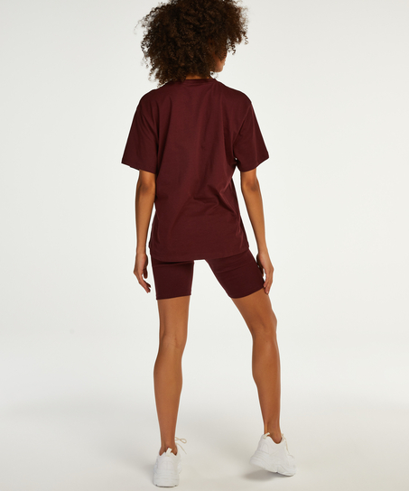 Kort pyjamass&aelig;t Biker, R&oslash;d