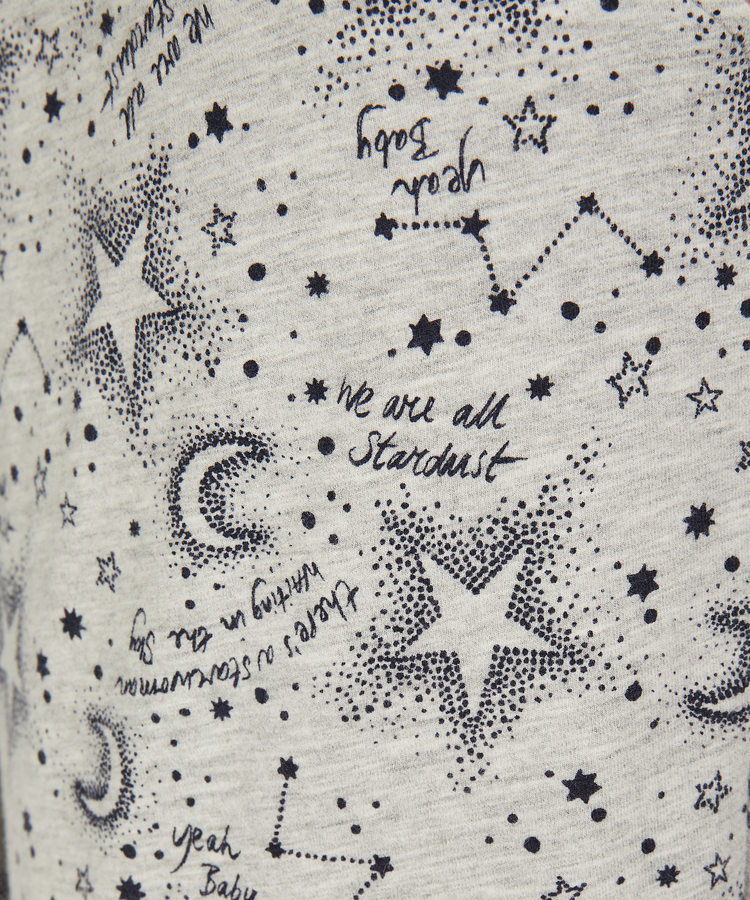 Pyjamasbukser Jersey, Gr&aring;, main