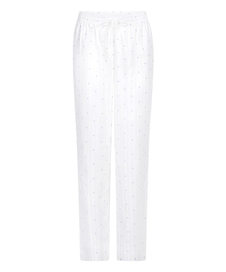 Pyjamasbukser Jacquard Hearts, Bl&aring;