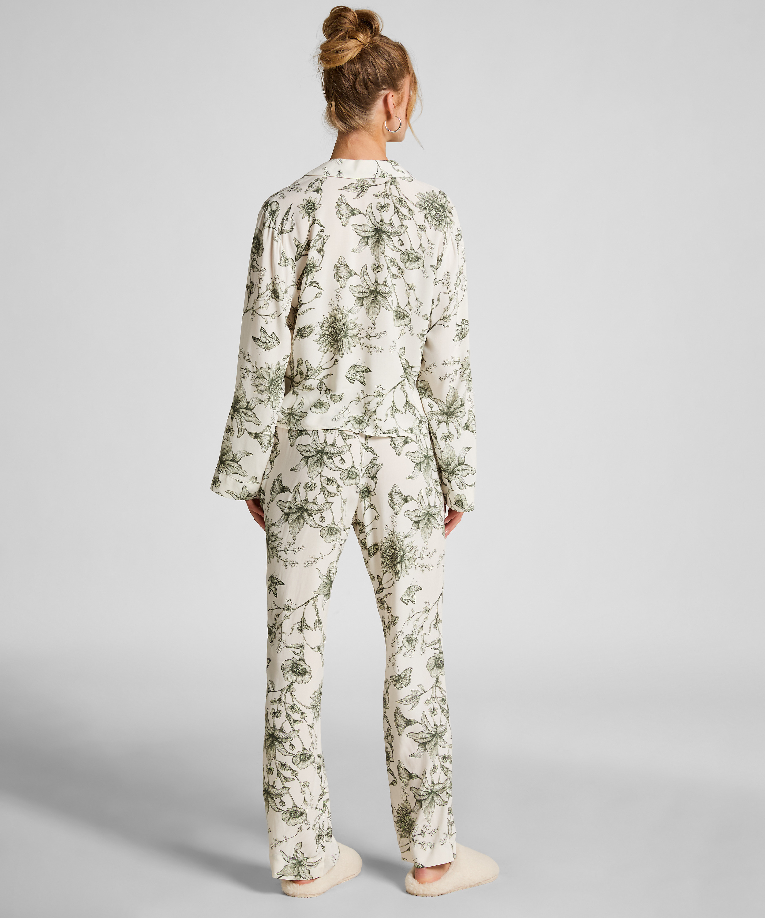 Pyjamabukser Storylover, Hvid, main