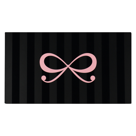 Giftbox black stripe, hvid