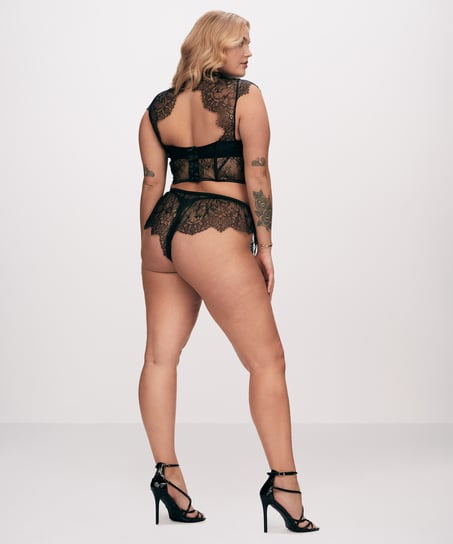 Trusse Lace Camille, Sort