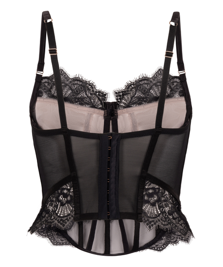 Bustier Zoe, Sort