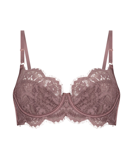 Ikke-formstøbt bøjle-bh Hannako, Lilla