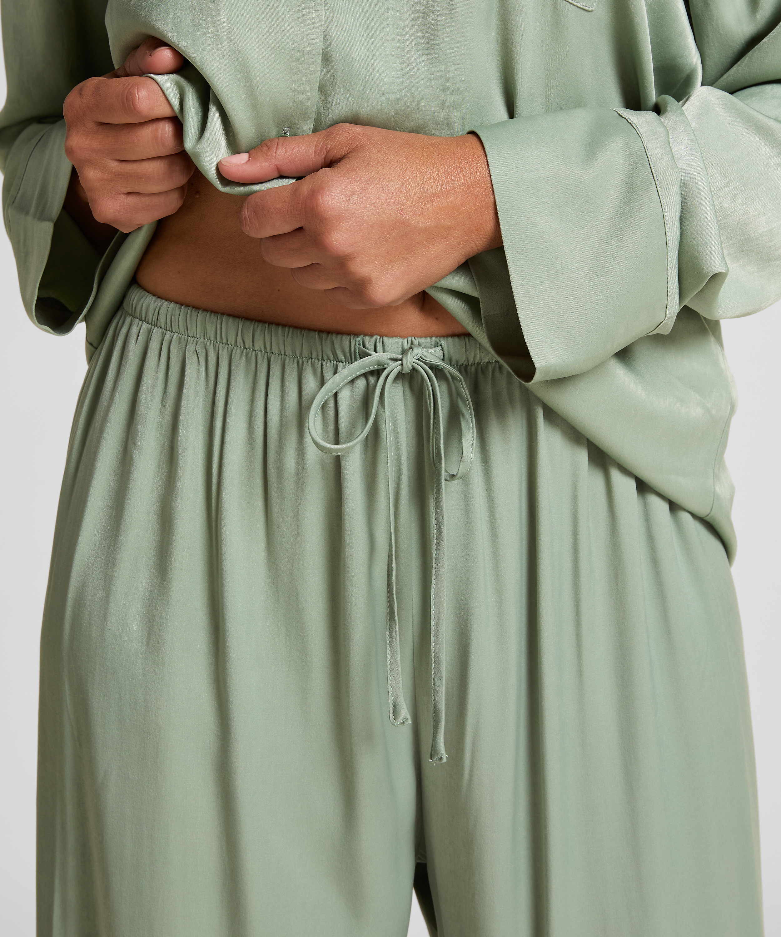 Satinbukser, Grøn, main