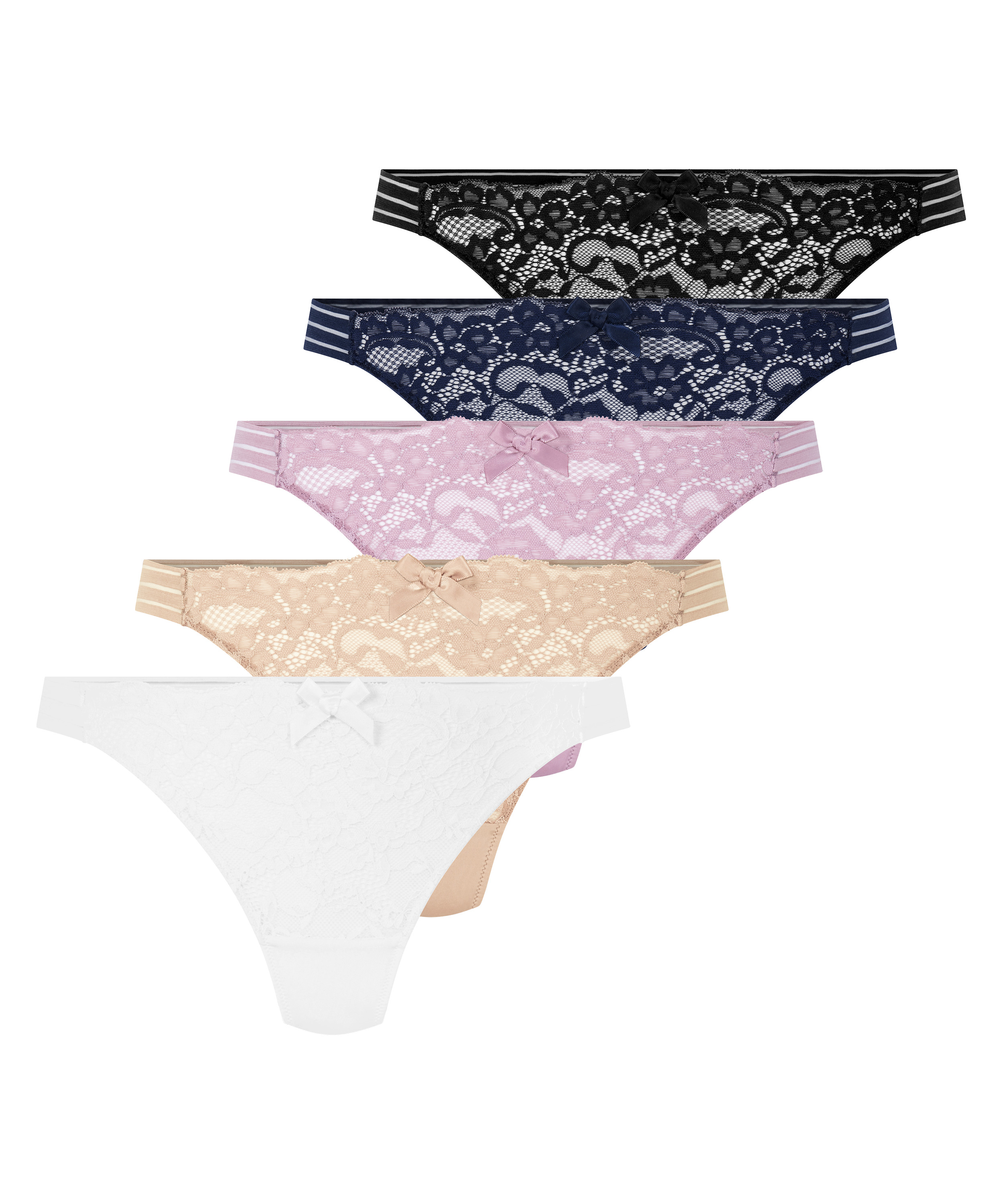 5-pak Sully g-streng, blå, main