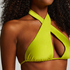Triangle-bikinitop Luxe Multi Way, grøn