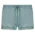 Shorts velour Lace, Grøn