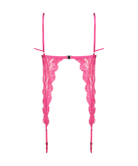 Strømpeholder-bralette Vixen, pink