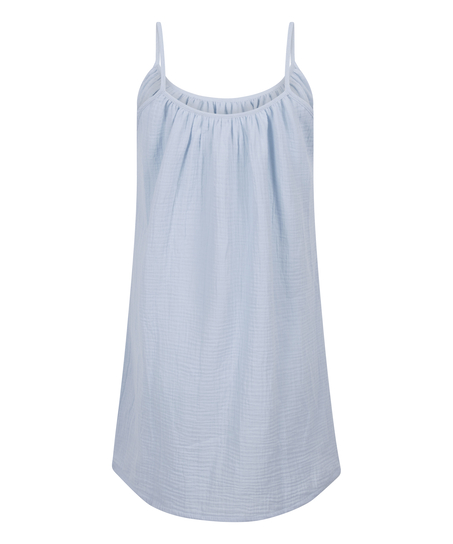 Messelin slipdress, Blå
