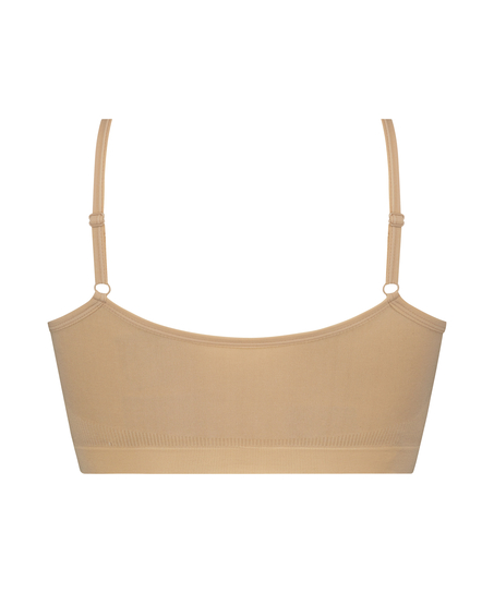 Strappy bralette, Beige