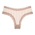 Brasiliansk trusse V-shape Mesh, Beige