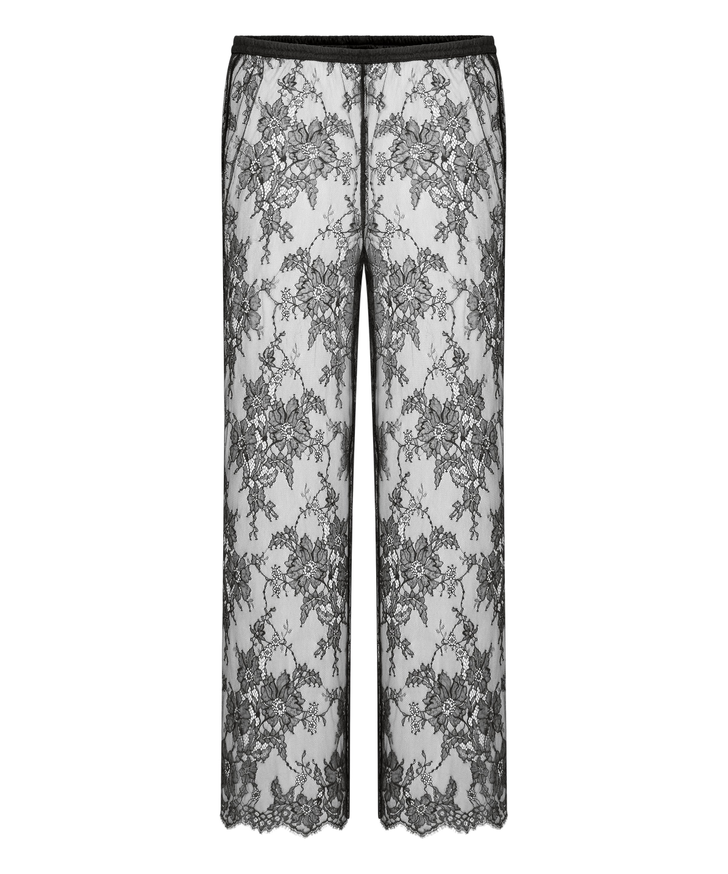 Cecilia pyjamasbukser, Sort, main