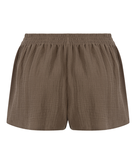 Muslin shorts, Brun