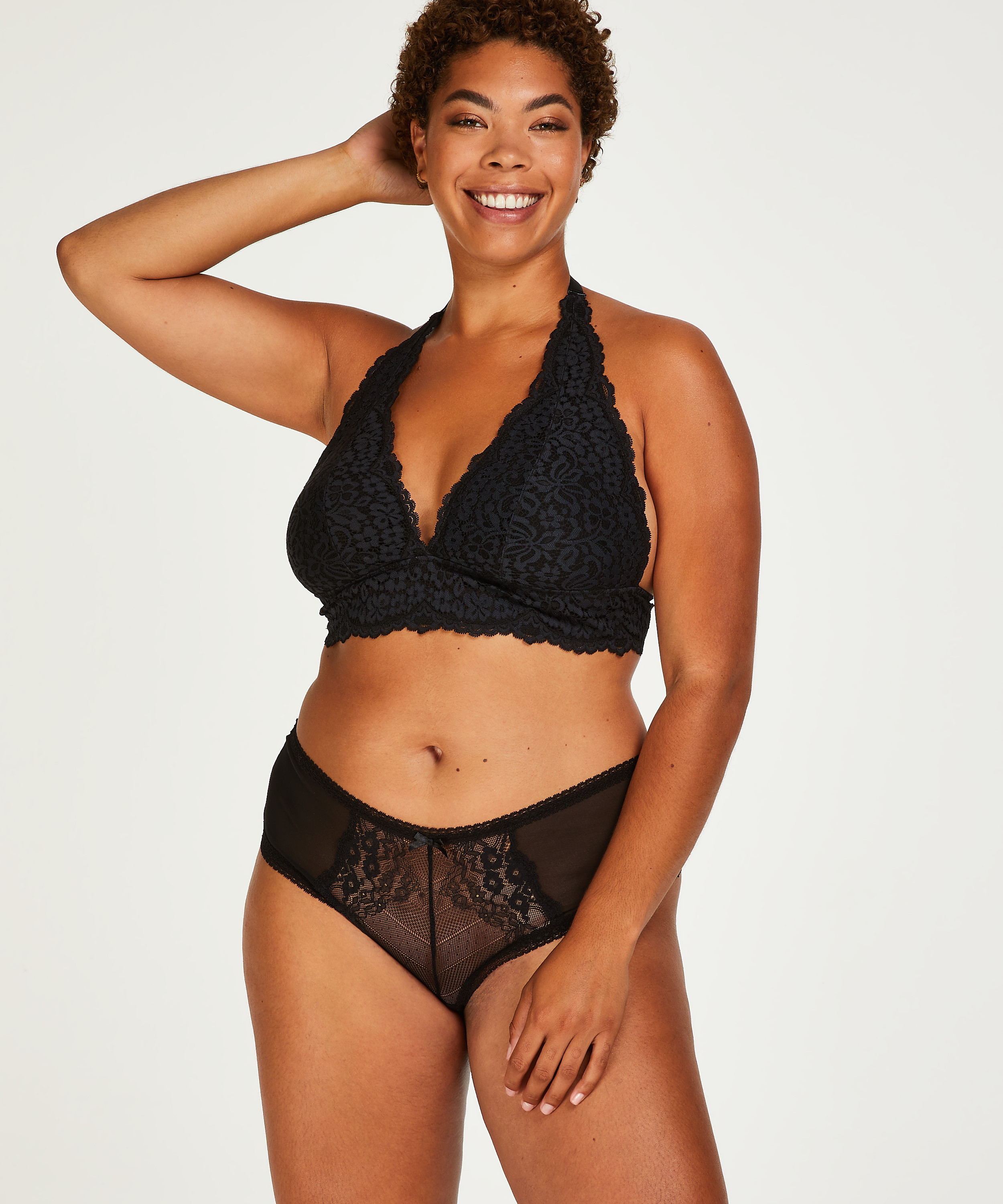 Brasiliansk trusse Cali Curvy, sort, main