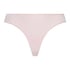 Stripe Mesh usynlig g-streng, pink