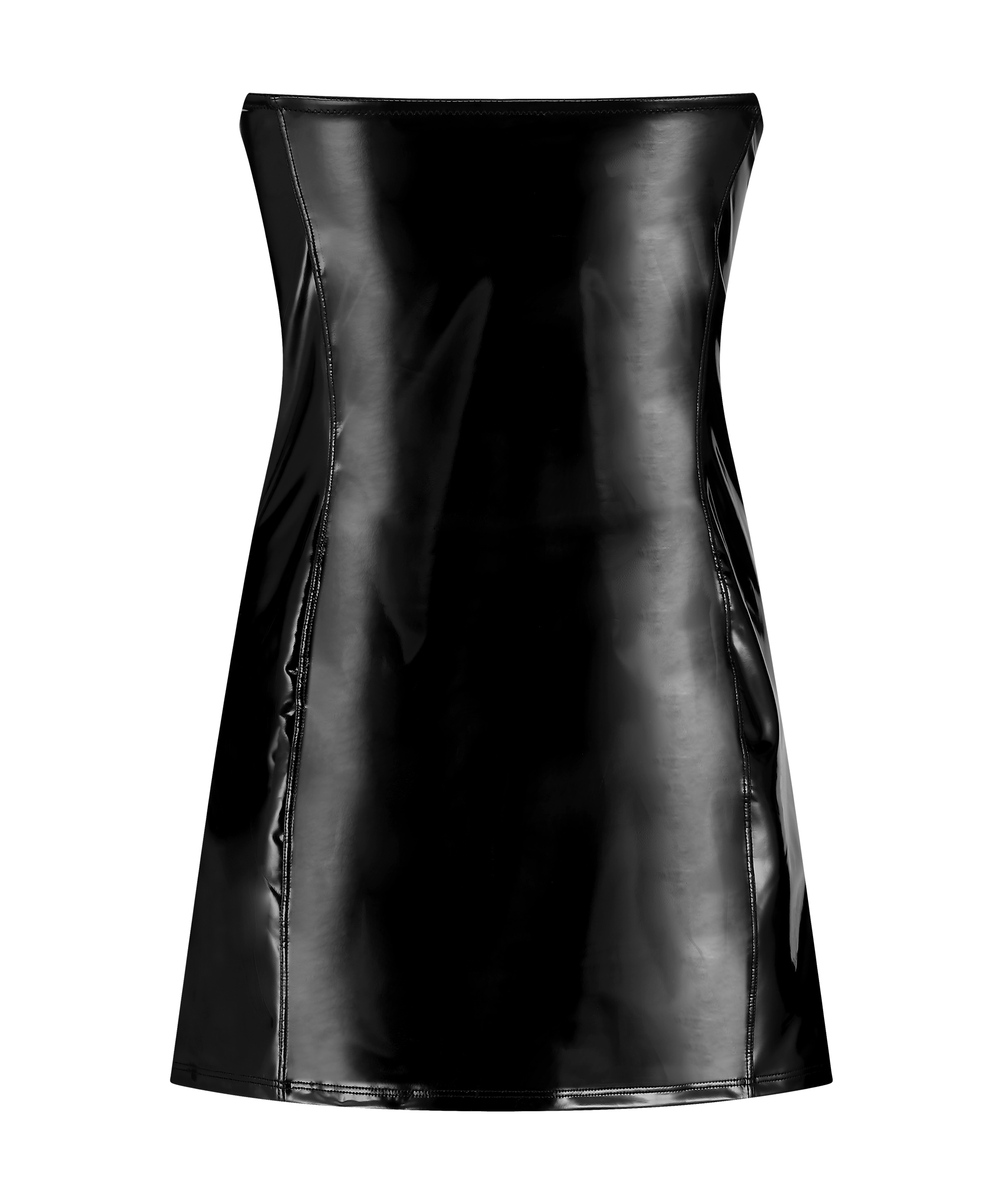 Slipdress med bøjle, Sort, main