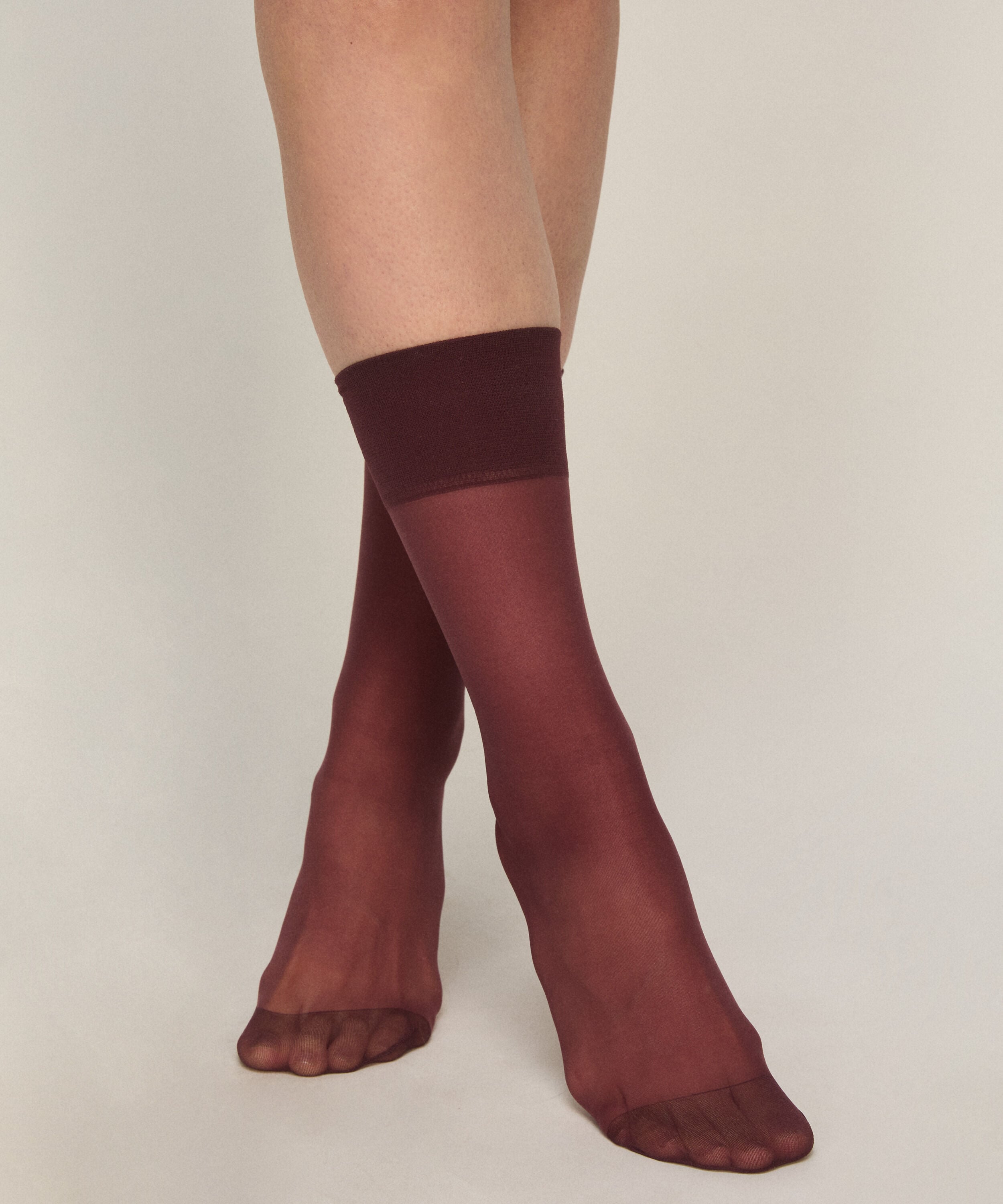 Sheer Strømper Back Seam