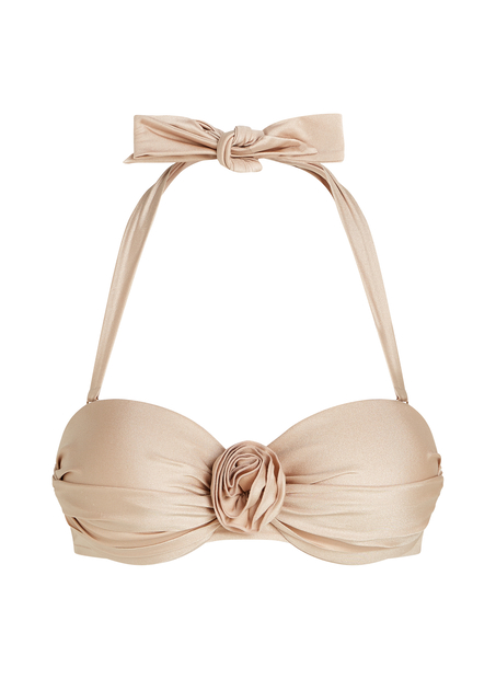 Lima bandeau-bikinitop, Beige