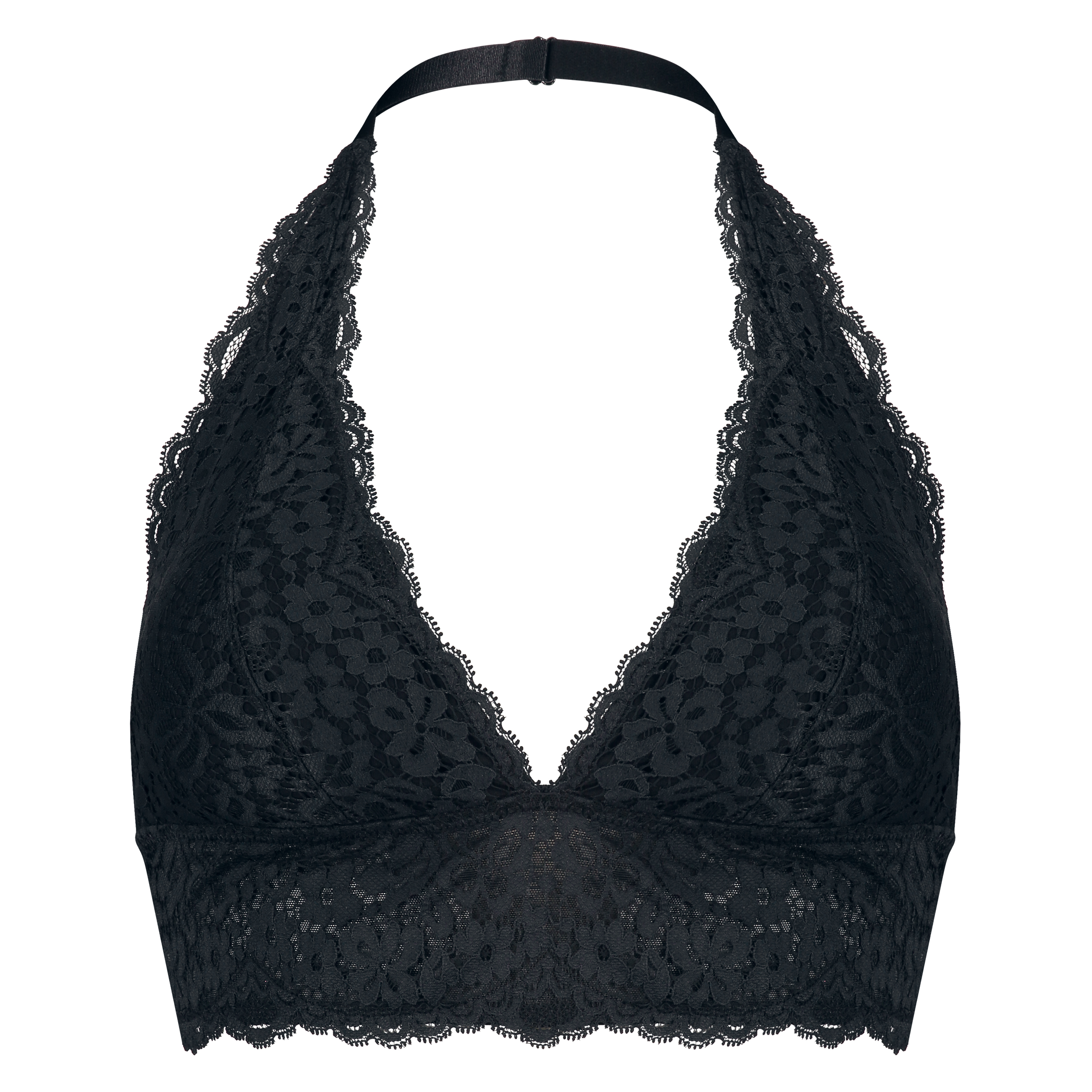 Formstøbt halterneck Bralette Marina, Sort, main