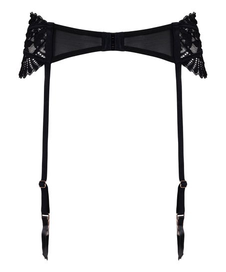 Strømpebånd Poppy, Sort