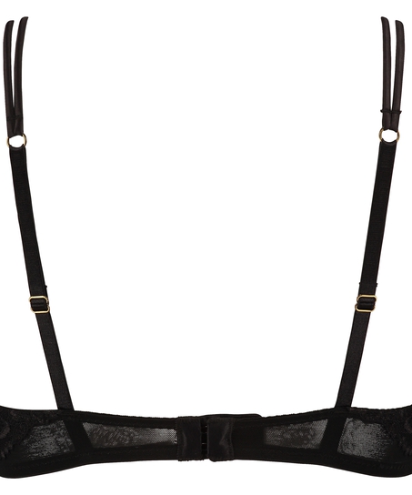 Non-padded underwired bra Jolie, Sort