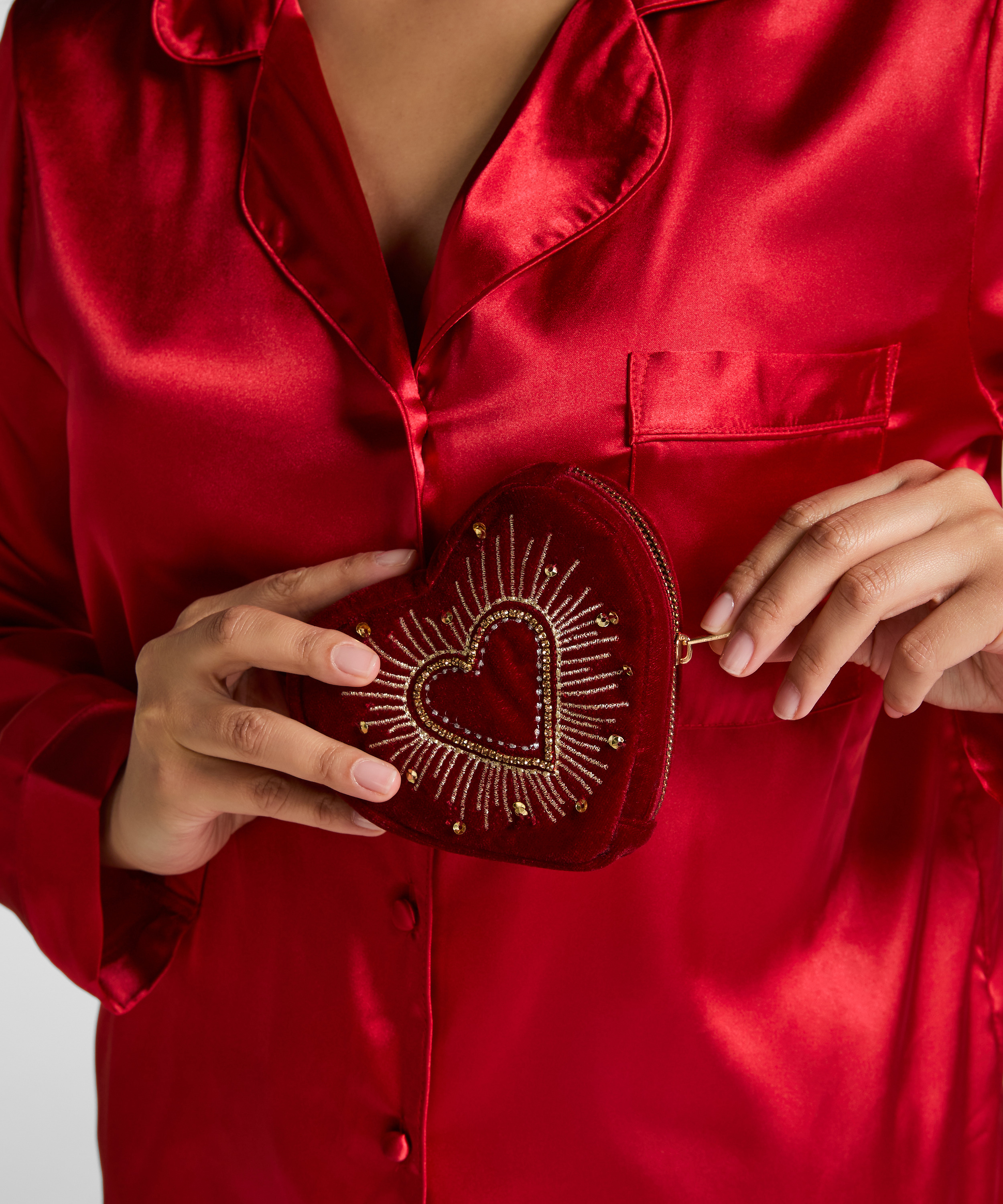 Hjerteformet lynl&aring;spung, R&oslash;d, main