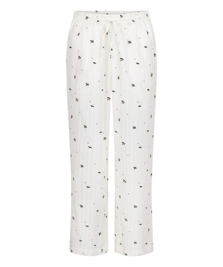 Mistletoe pyjamasbukser, Hvid