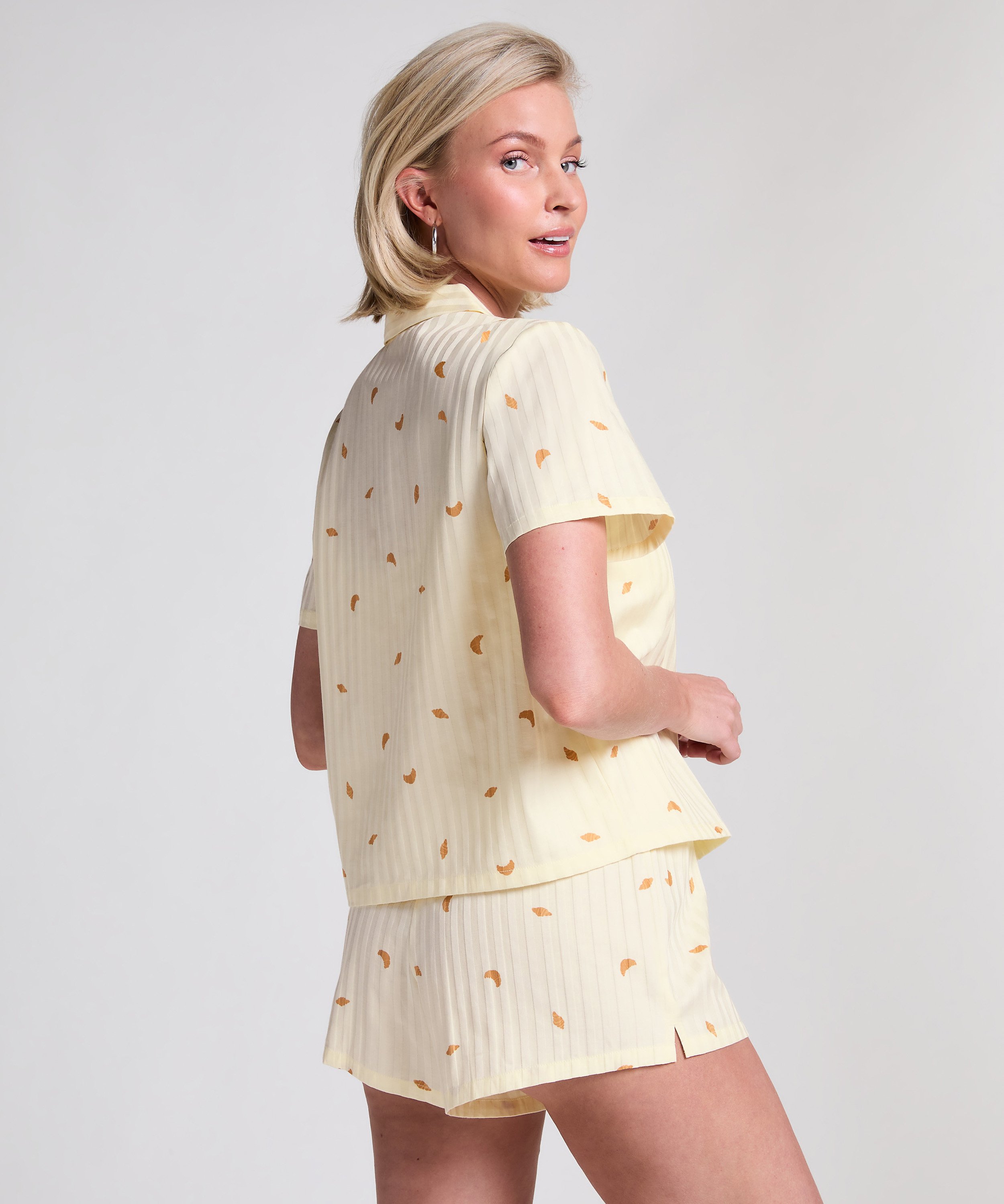 Shorts Cotton, Gul, main