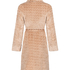 Kort fleece morgenkåbe, Beige