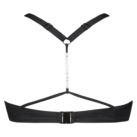 Formstøbt bøjle-bikinitop Cannes Vivian Hoorn, Sort