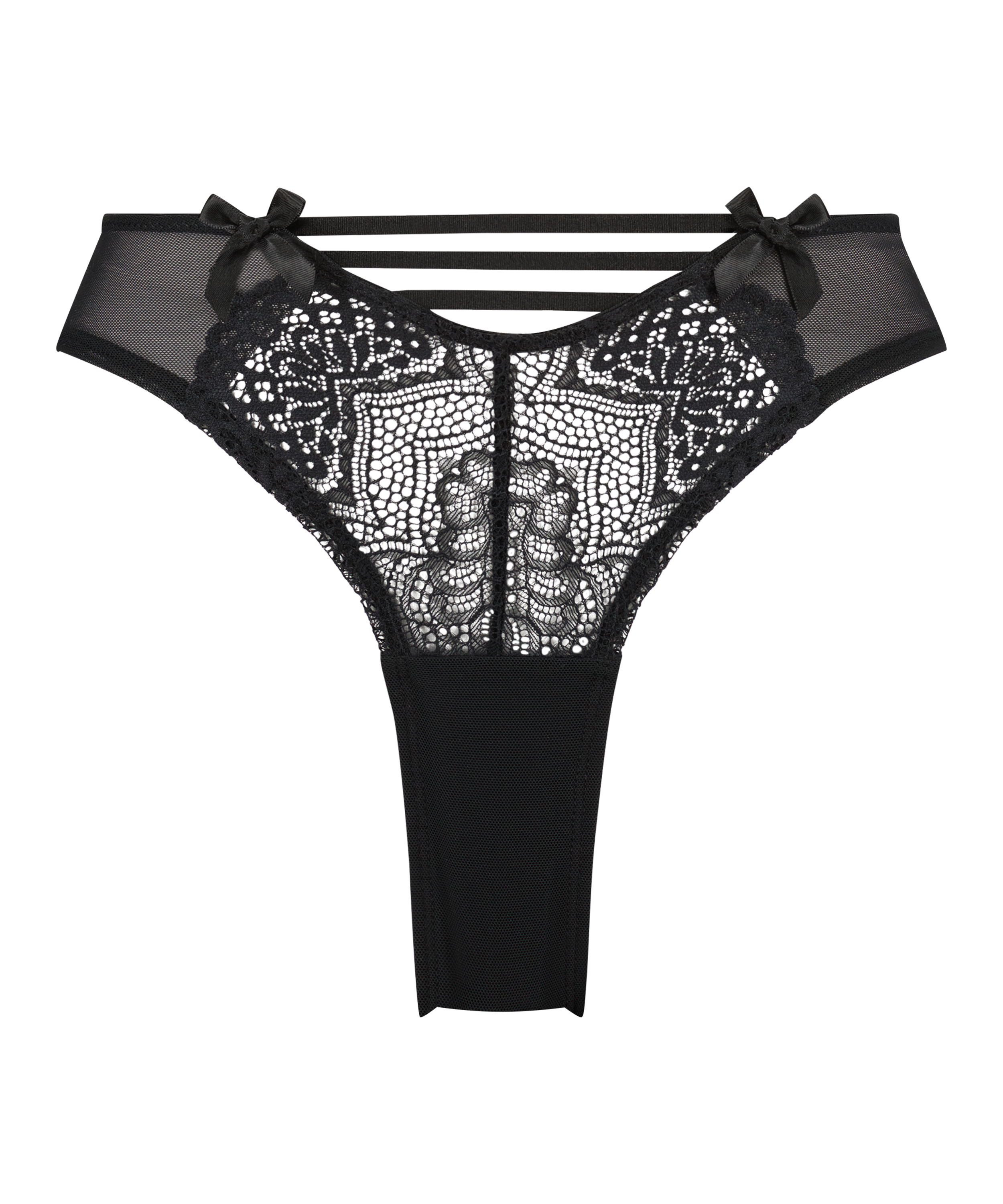 Uma brasilianske trusser med h&oslash;jt snit, sort, main