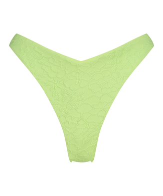 Højt udskåret bikinitrusse Bondi, grøn