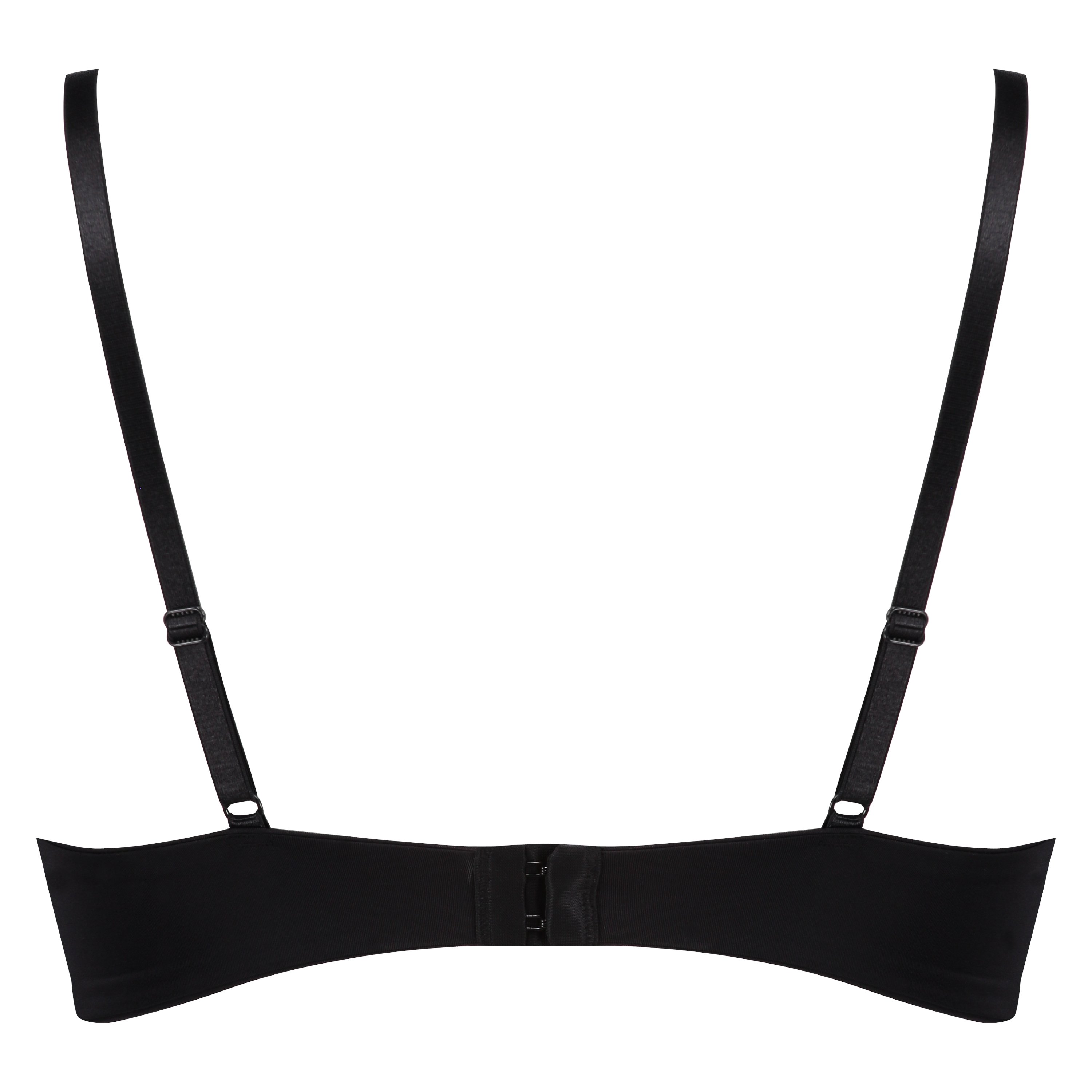 Plunge formstøbt maximizer-bøjle-bh, Sort, main