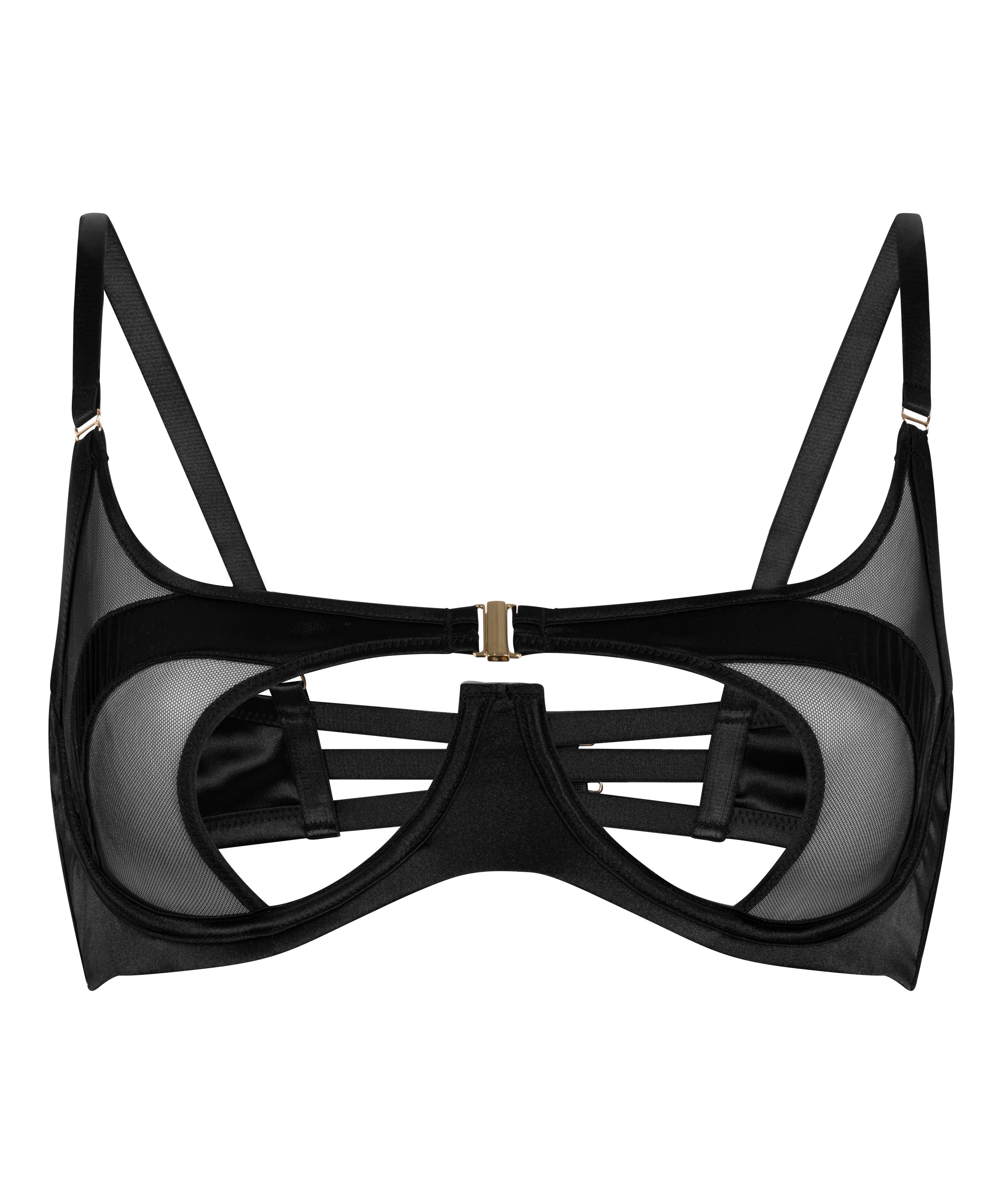 Vienna ikke-formstøbt bøjle-bh, Sort, main