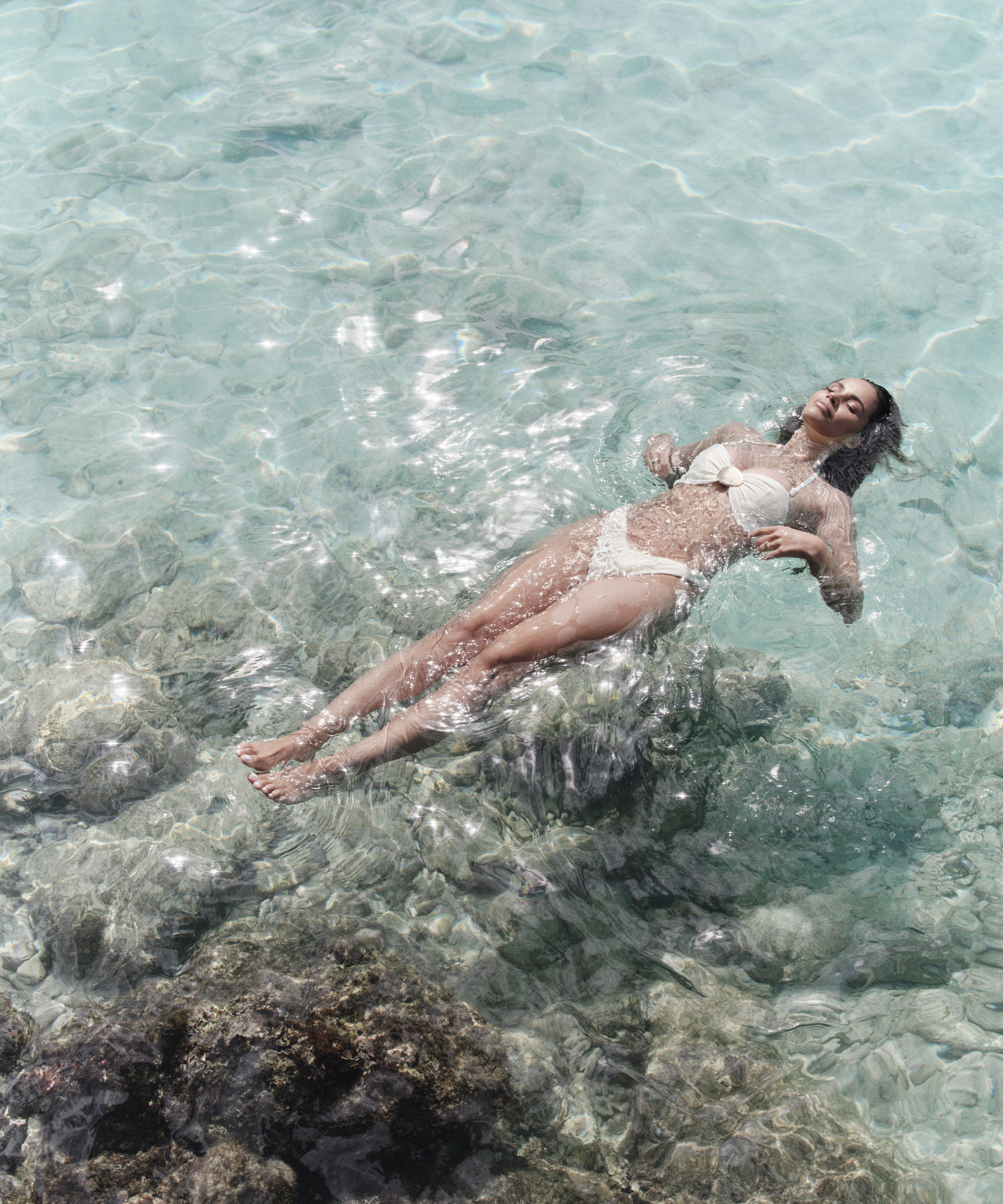 Cabo bandeau-bikinitop, Hvid, main