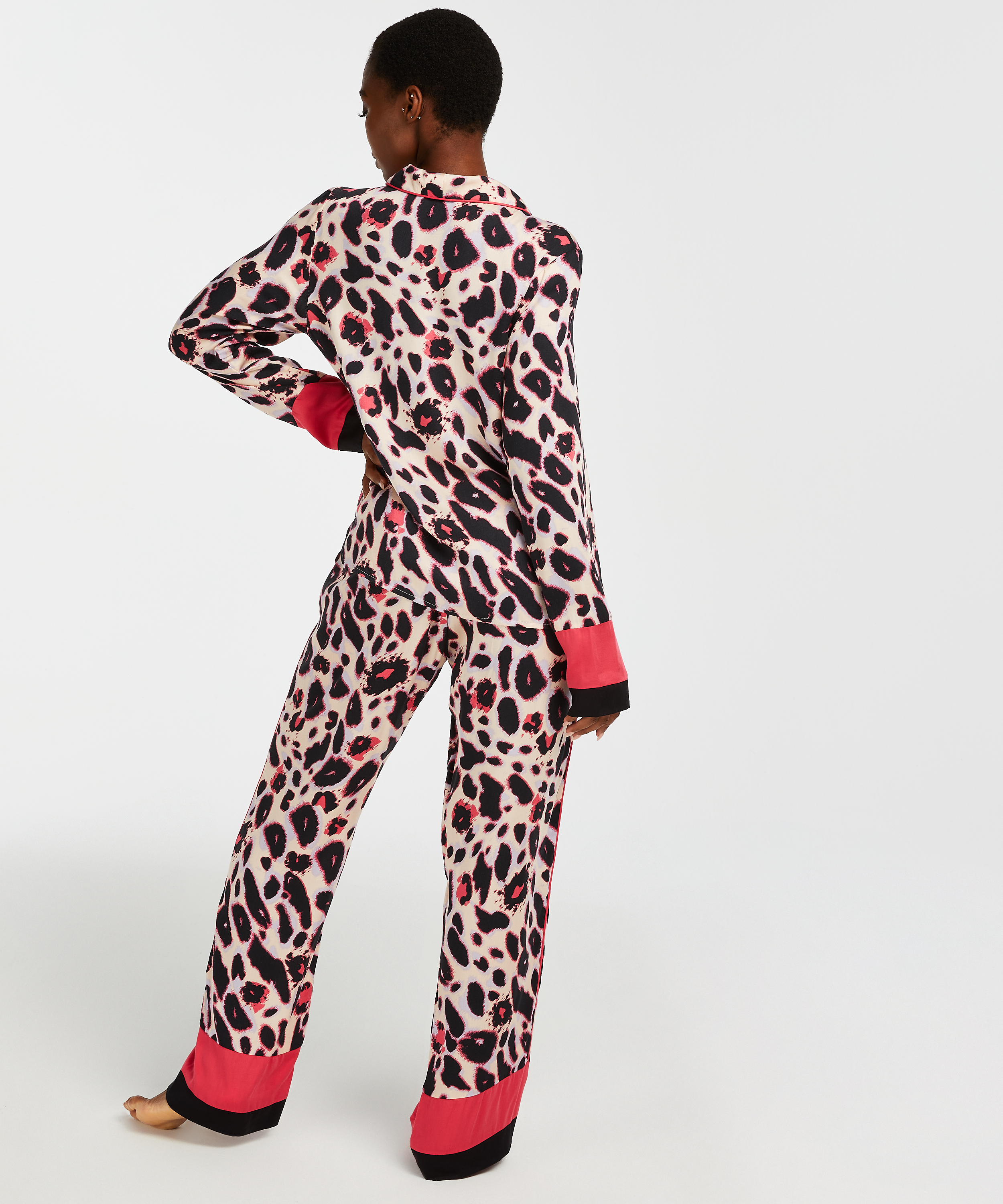 Pyjamasbukser Duckie, pink, main