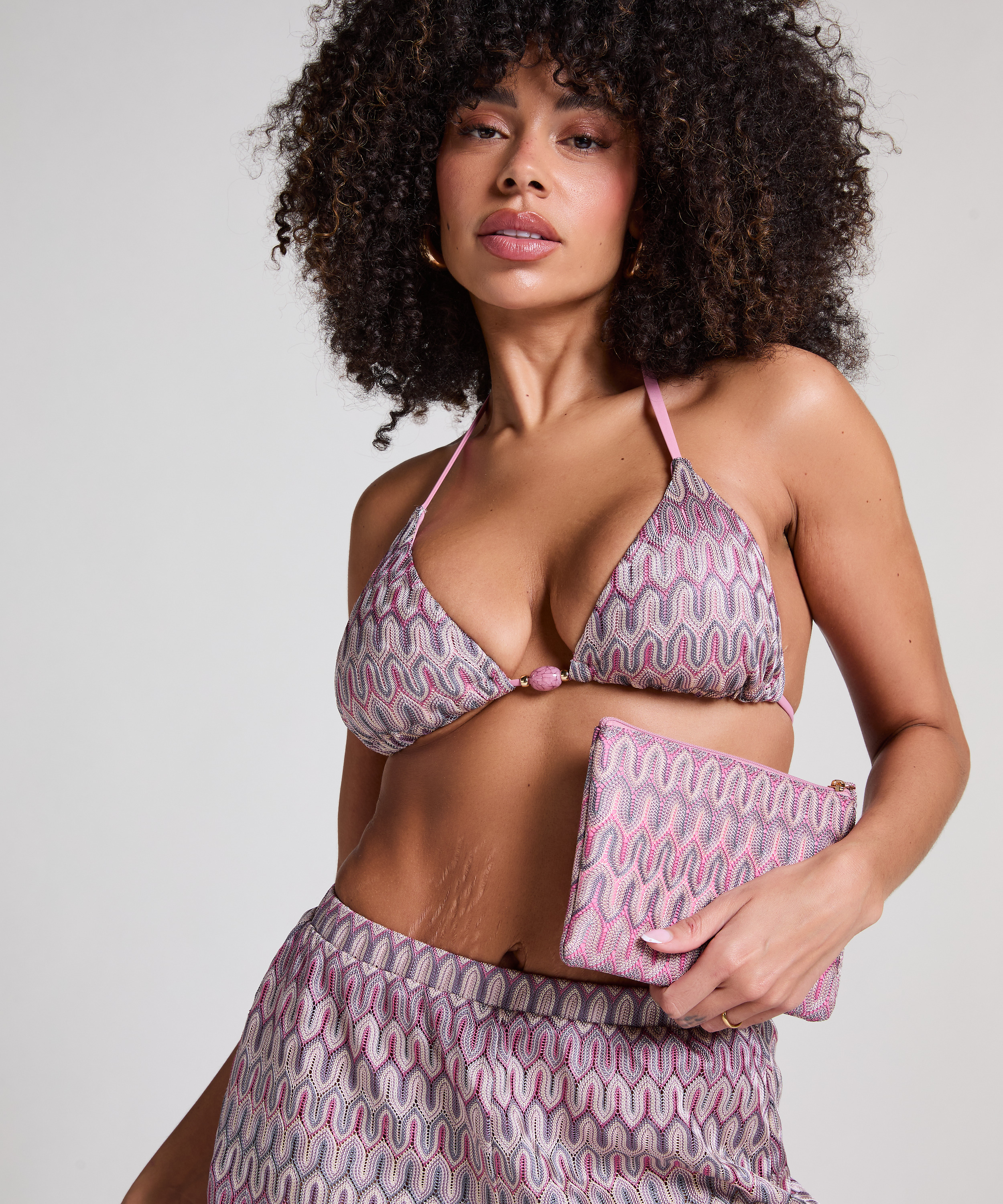 Bikini clutch Cali, Lyserød, main